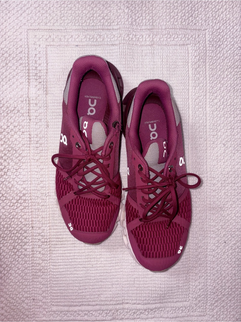 On cloud Women's Athletic Sneakers in Burgundy Plum